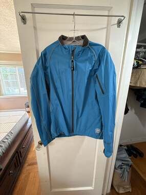 Novara eVent Waterproof Cycling Jacket Blue Size M